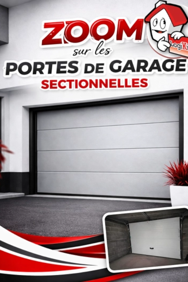 Installer une porte de garage sectionnelle en Normandie avec Logikinov