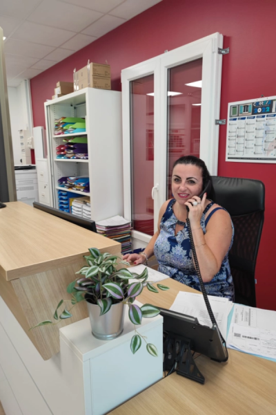 Les collaborateurs Logikinov : Virginie, Assistante de Direction et Commerciale