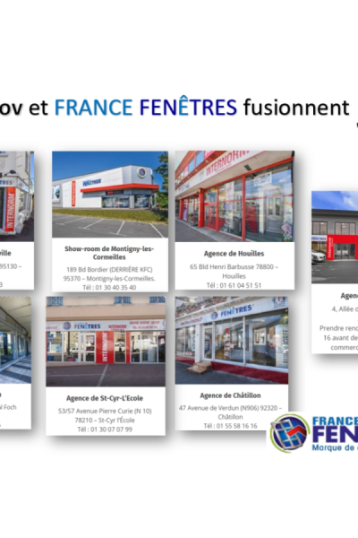 Logikinov fusionne avec l’agence de Paris France Fenêtres !
