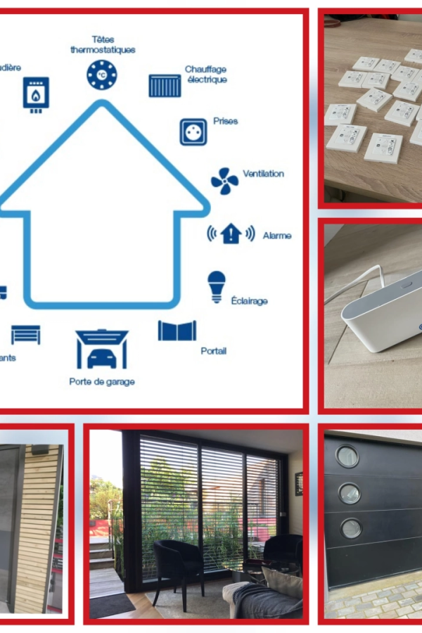 Manipulez à distance votre store banne, BSO, vos volets, votre porte de garage, porte d’entrée, avec la Box Domotique Logikin