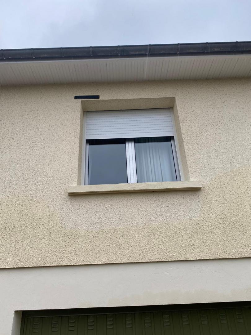 Installation de volets roulants intégrés