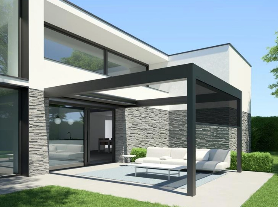 Pergolas et Carports - Pergola à lames rétractables