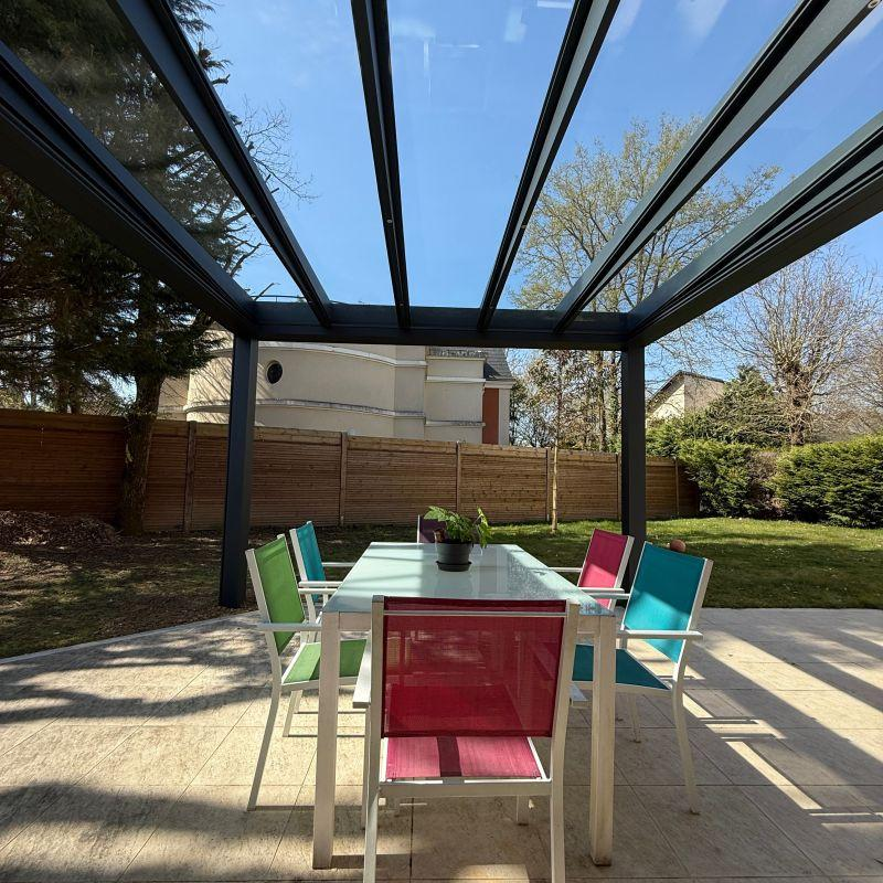 Pergola toiture verre
