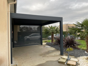 Pergola à lames rétractables