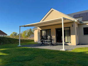 pergola à toile rétractable en Normandie