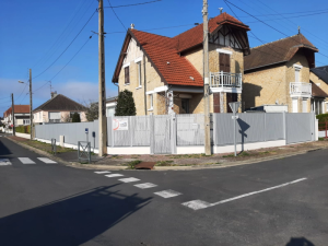 Installation d'une clôture à Cabourg
