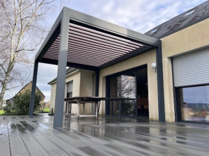 Aménagement extérieur Vire Pergola Brustor
