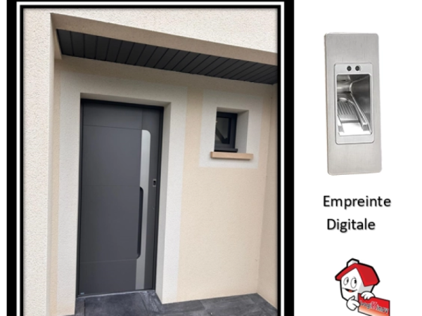 Mise en place d’une porte d’entrée à empreinte digitale dans le Calvados
