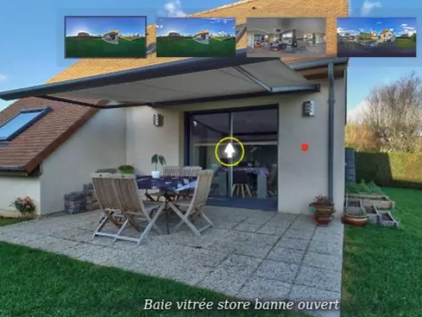 Visite virtuelle - Pose de store à Bieville